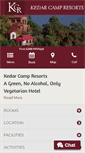 Mobile Screenshot of kedarcampresorts.com